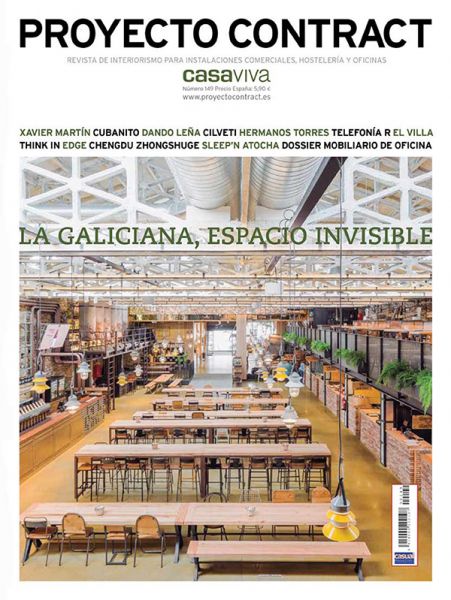 La Galiciana, portada da revista Proyecto Contract